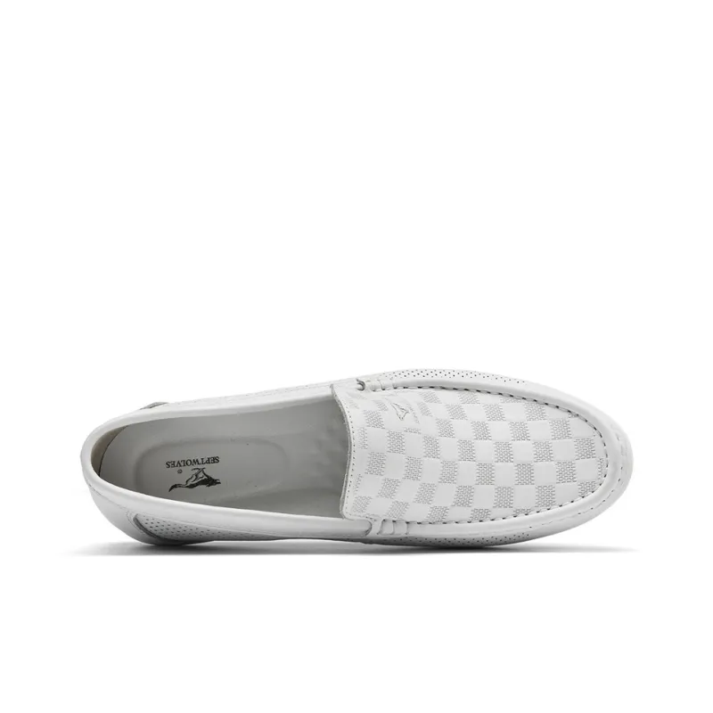 SEPTWOLVES Gommino Loafers Men Black/White-11