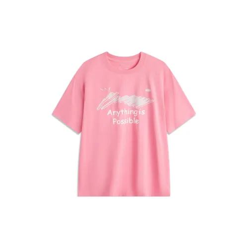 LINING Sports Life Collection T-Shirts Men Dawn Light Pink