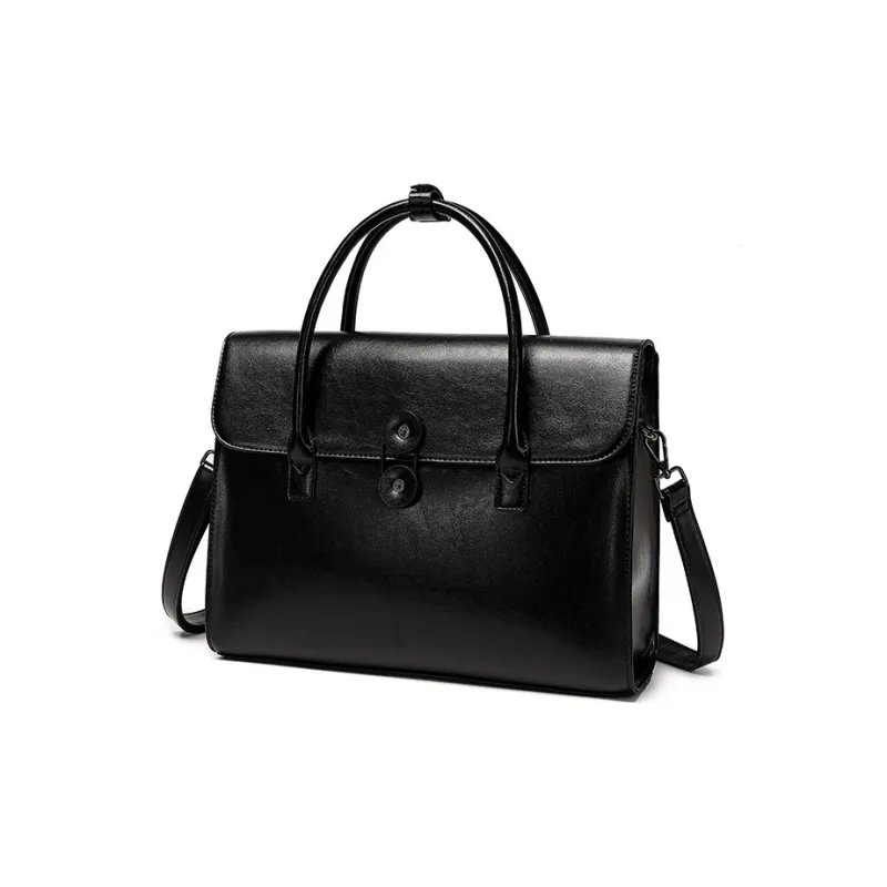TTaG．baG Waxed Cow Leather Shoulder Bag Crossbody Bag Handbag Women's-1