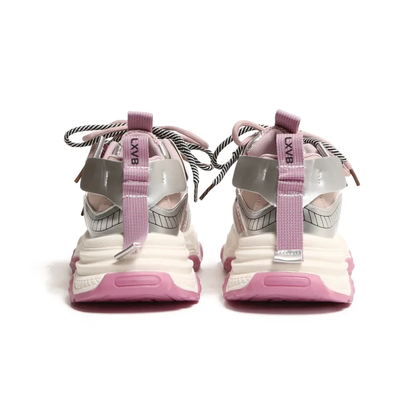LXVB Slip-Resistant Breathable Low-Top Chunky Sneakers Women's-12