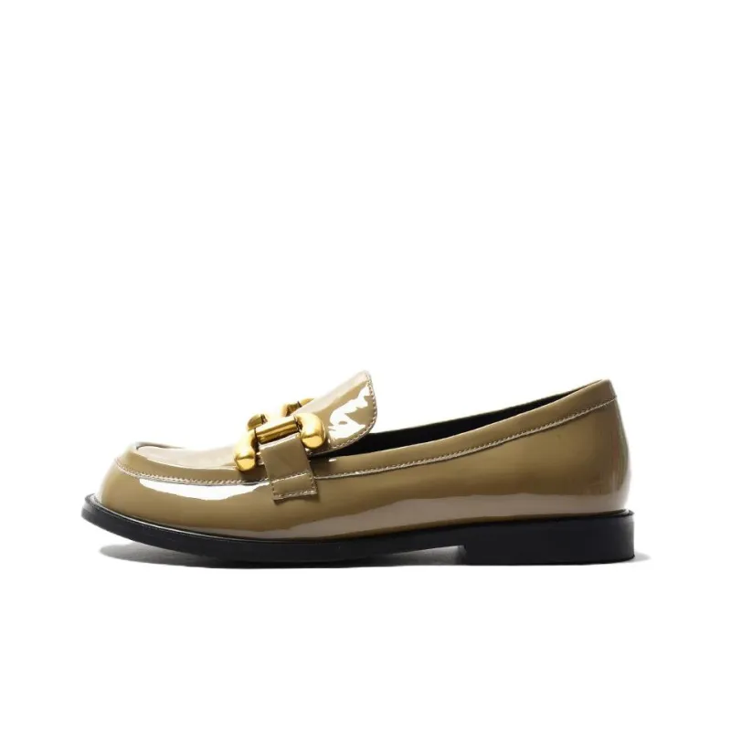 STEVE MADDEN Loafers 8cm Women's Olive Green-0