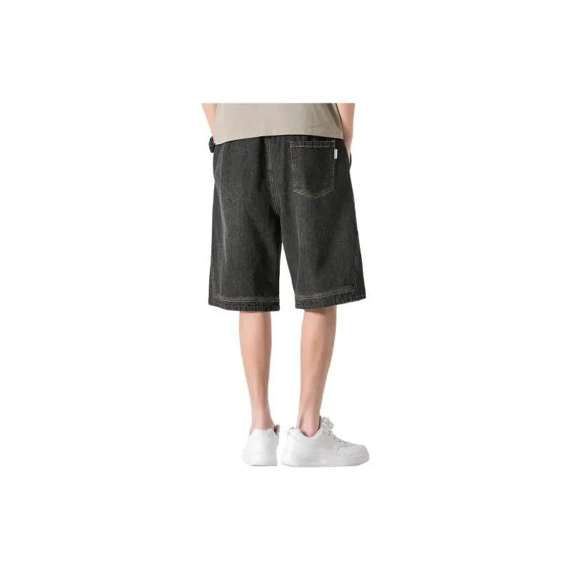 WOOD SOON Denim Shorts Men-9