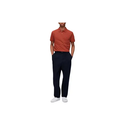 Tommy Hilfiger Polo Shirts Men Orange