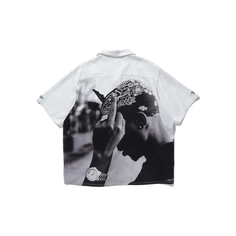 XLARGE x 2Pac Collaboration SS24 Shirt Unisex White-1