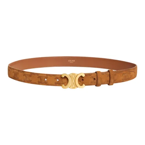 CELINE Leather Belts Women's