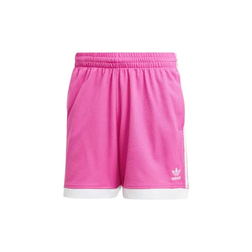 Adidas Originals Mock Eyelet Casual Shorts Men Semi-Transparent Fuchsia