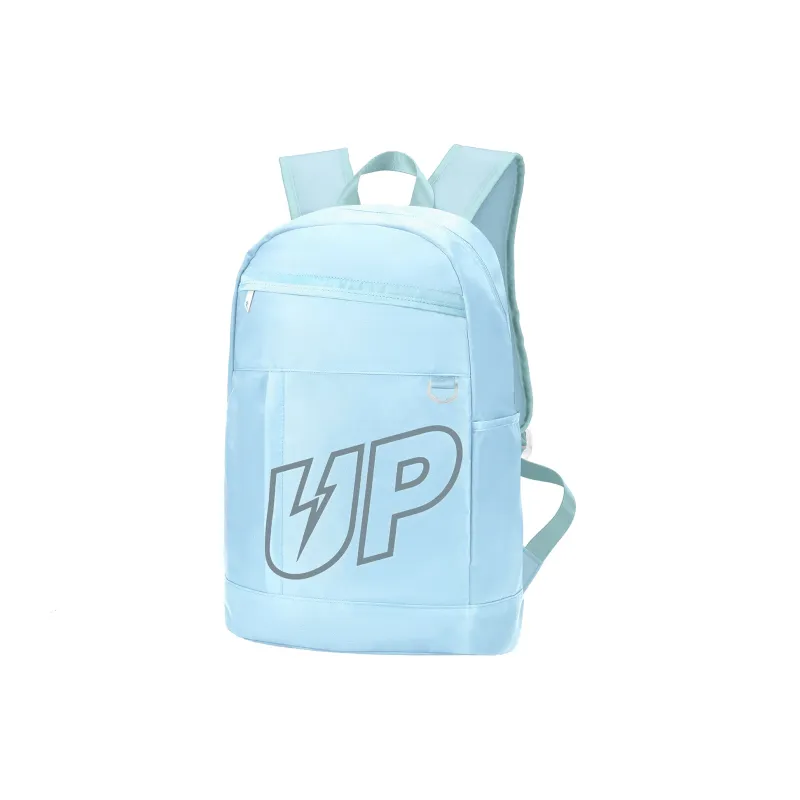 TURN UP Polyester Students Backpack Regular Unisex Light Blue-1