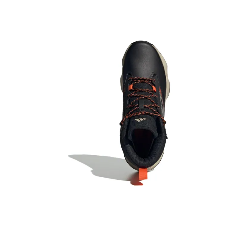 Adidas Unity Leather Mid Rain.RDY Shadow Red Core Black Semi Impact Orange-4