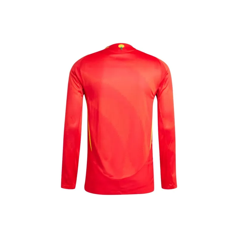 Adidas SPAIN 24 LONG SLEEVE HOME AUTHENTIC JERSEY Soccer Jerseys Men's Red-1