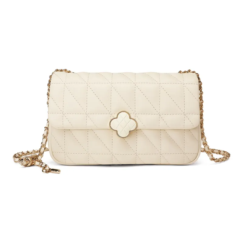 MEXICAN Polyurethane Chain Bag, Crossbody Bag, Small Square Bag Women's-1