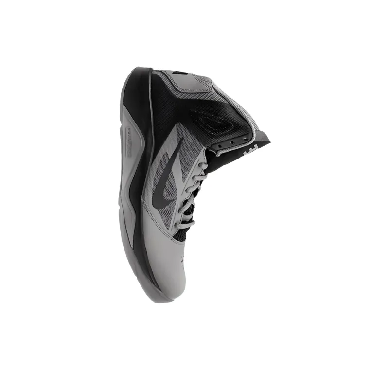 Nike Dual Fusion BB II Cushioning Anti-Slip And Wear-Resistant Mid-Top Vintage Basketball Shoes Unisex Gray-3