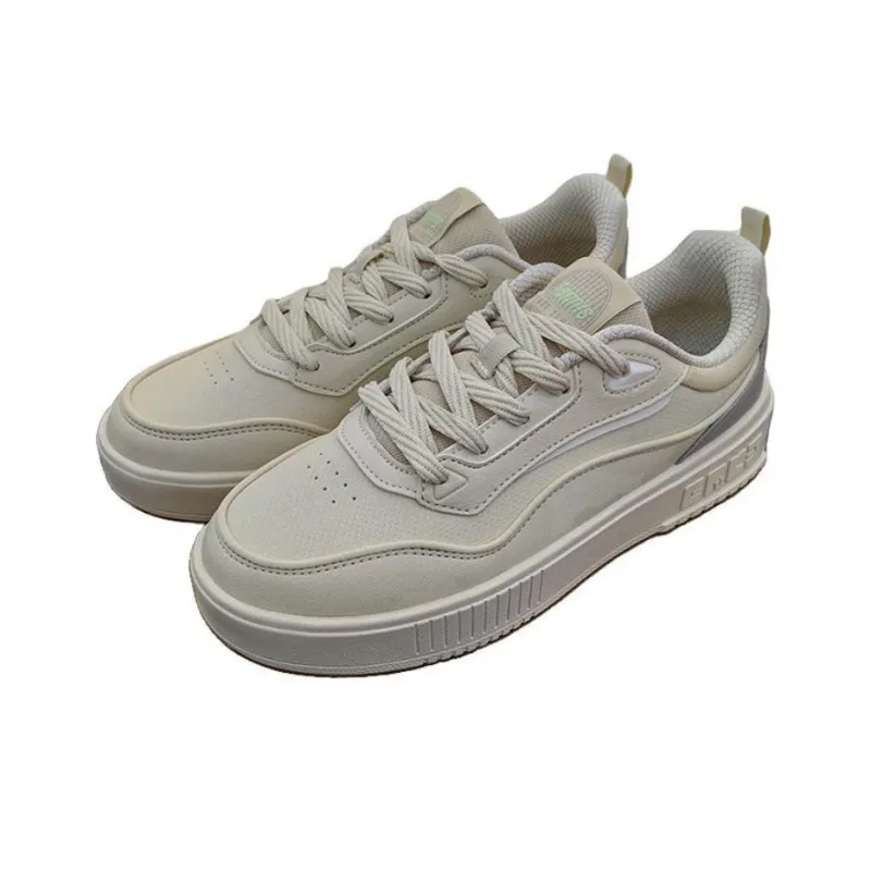 Erke Slip Resistant, Lightweight, And Breathable Low Top Skateboard Shoes Women's Warm Linen-2