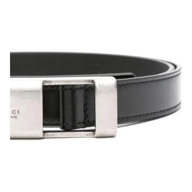 GUCCI Logo engraved Buckle Belt-2