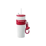 Dreamy Aurora Straw Cup-Modern Red
