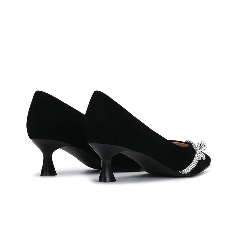 SATURDAY MODE Women's Casual Shoes 5CM Women's Black-6