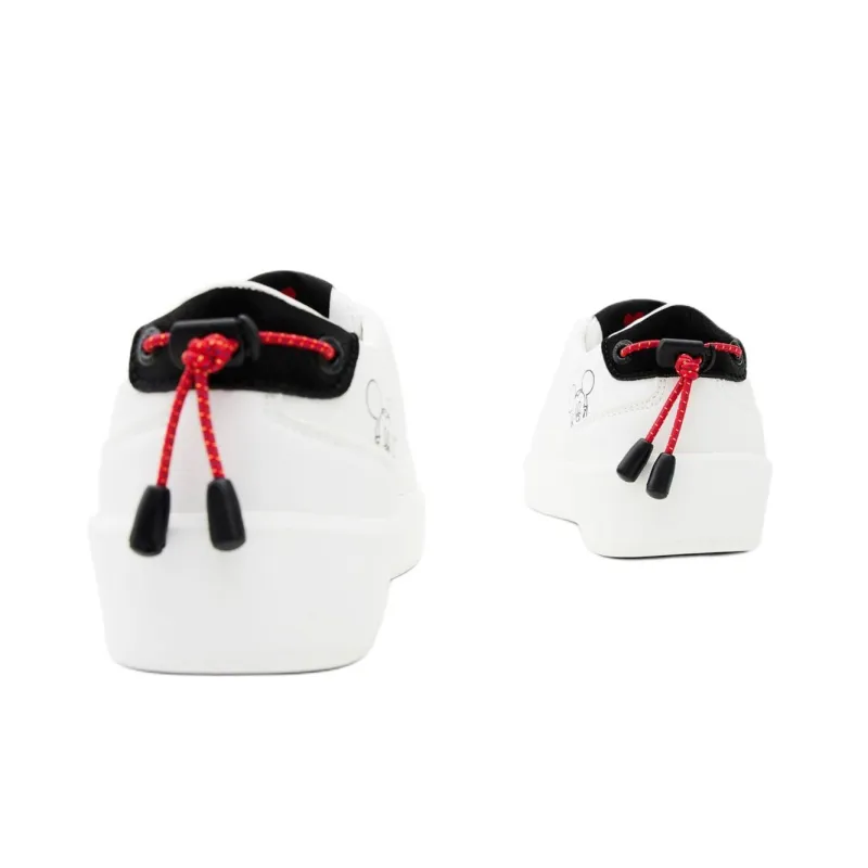 Desigual Low-Top Skateboard Shoes Women's White-4