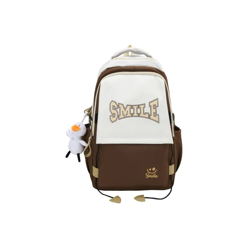 BAODIDAISHU Nylon Laptop Bag Backpack Regular Unisex Black/Red/Blue/Brown-8