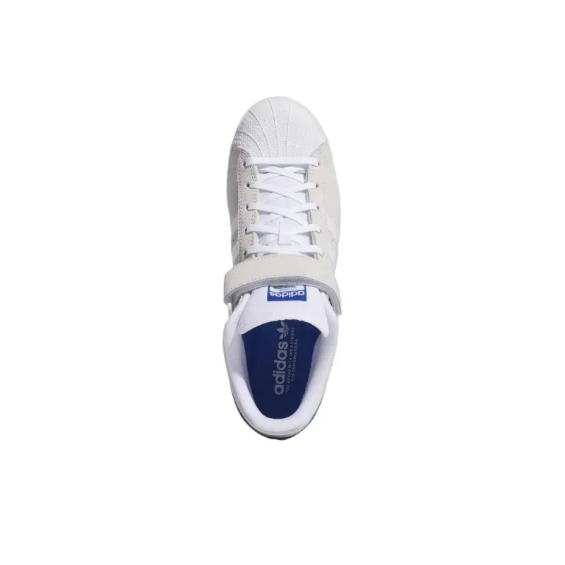 Adidas Pro Shell Adv Crystal White Cloud White Royal Blue-4