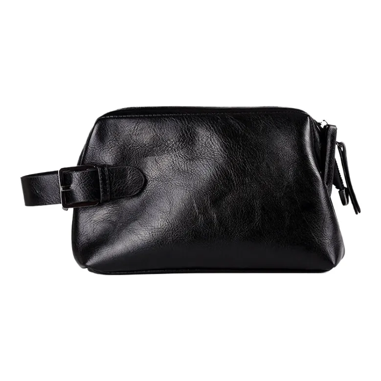 CARTELO PVC Clutch Handheld Bag Briefcase Cell Phone Pouch Regular Unisex Black-4