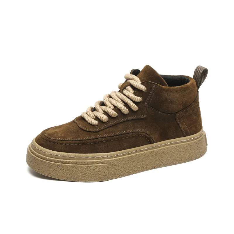 Beidouniao Anti Slip Wear Resistant Mid Top Casual Shoes Men's-7