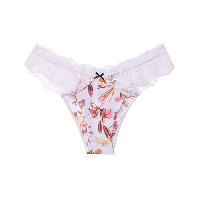 Victoria's Secret DREAM ANGELS Underpants Women's 1 Pack Dream Blue Floral Print-0
