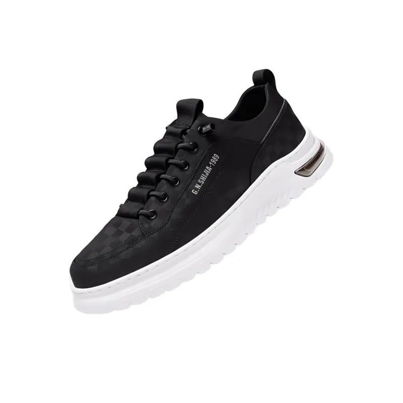 G.N.SHIJIA Low Top Casual Shoes Men's Black-2