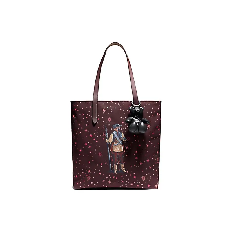 COACH Star Wars Leather With Patent Leather Bear Charm Bag Merchandise Unisex-3