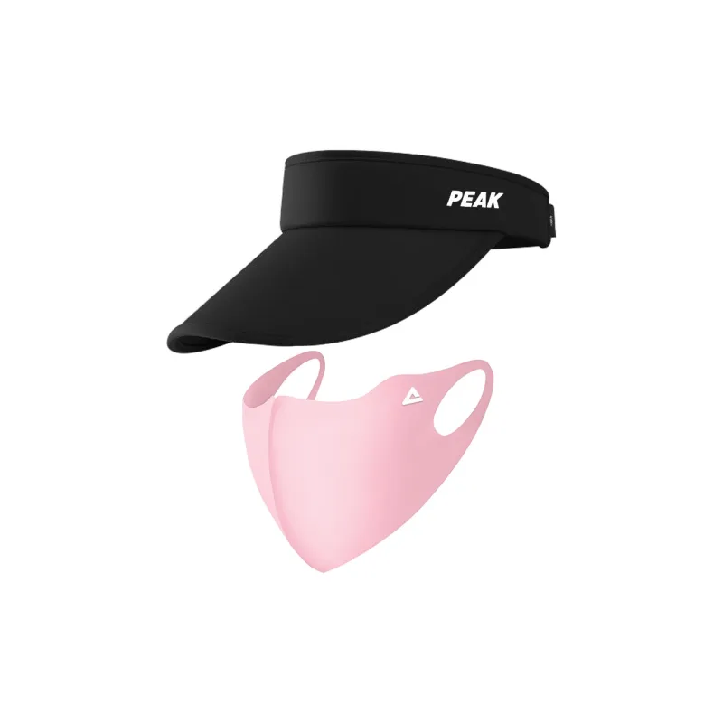 PEAK Double Layer Polyester PVC Sun Protection Hats Unisex Black, Dark Gray-12