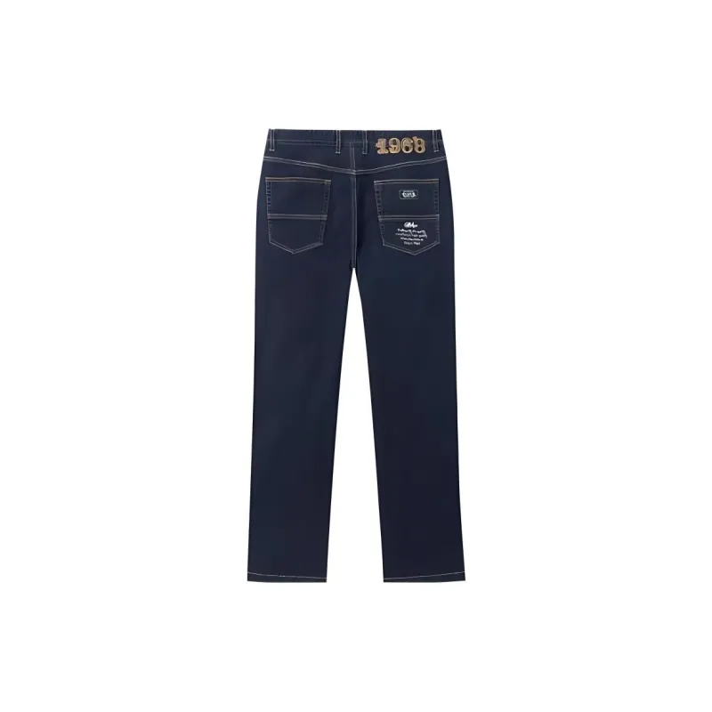 GOLDLION Jeans Men Dark Blue-1