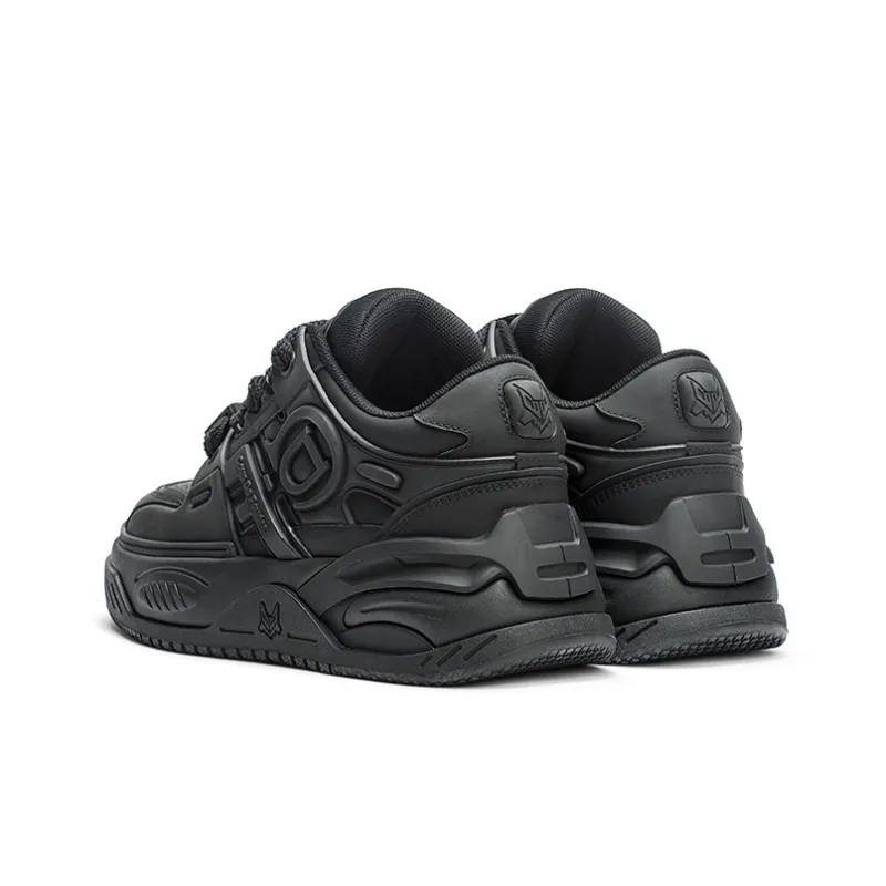 Coup De Foudre Space Eagle Series Skateboard Shoes Unisex Low Top Obsidian Black/Cloud White/Misty White Powder-4