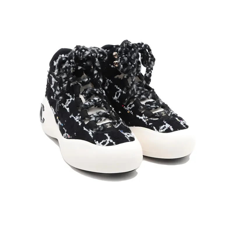 CHANEL 22N Casual Shoes Women's Black-2