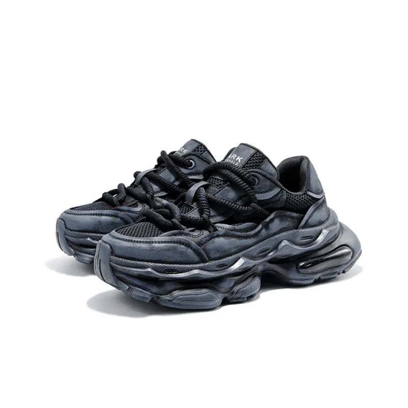 FAIRWHALE Wear resistant, Lightweight, Breathable, And Non slip. Low Top Chunky Sneakers Men's-2