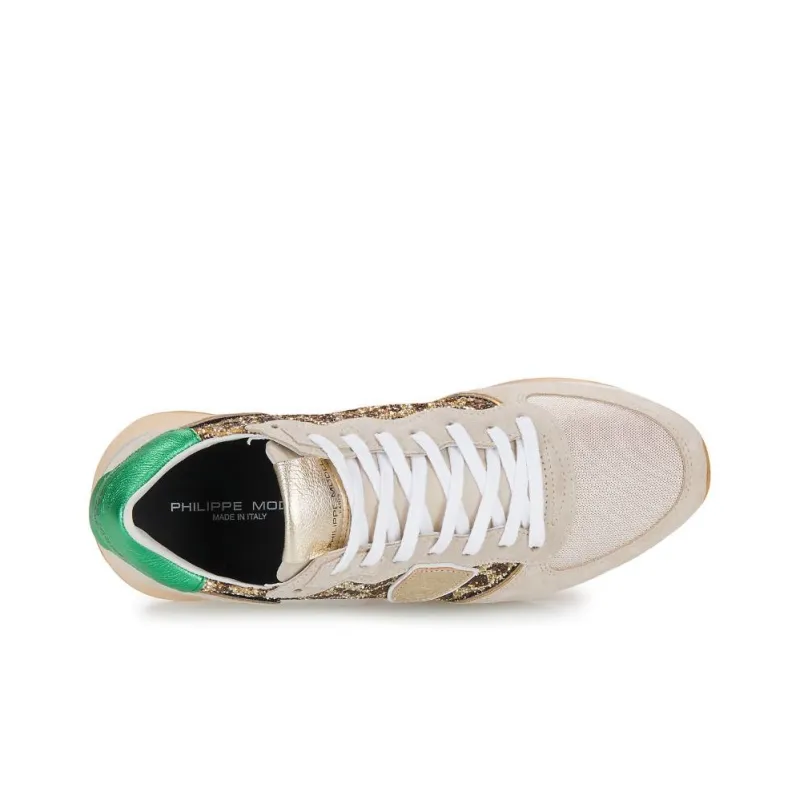 PHILIPPE MODEL TRPX Abrasion Resistant Low Top Casual Shoes Women's Multicolor-5