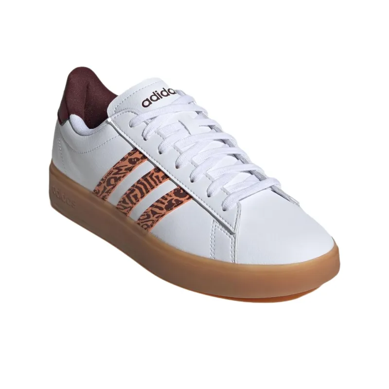 Adidas Grand Court 2.0 Cloud White Hazy Copper Gum Women's-2