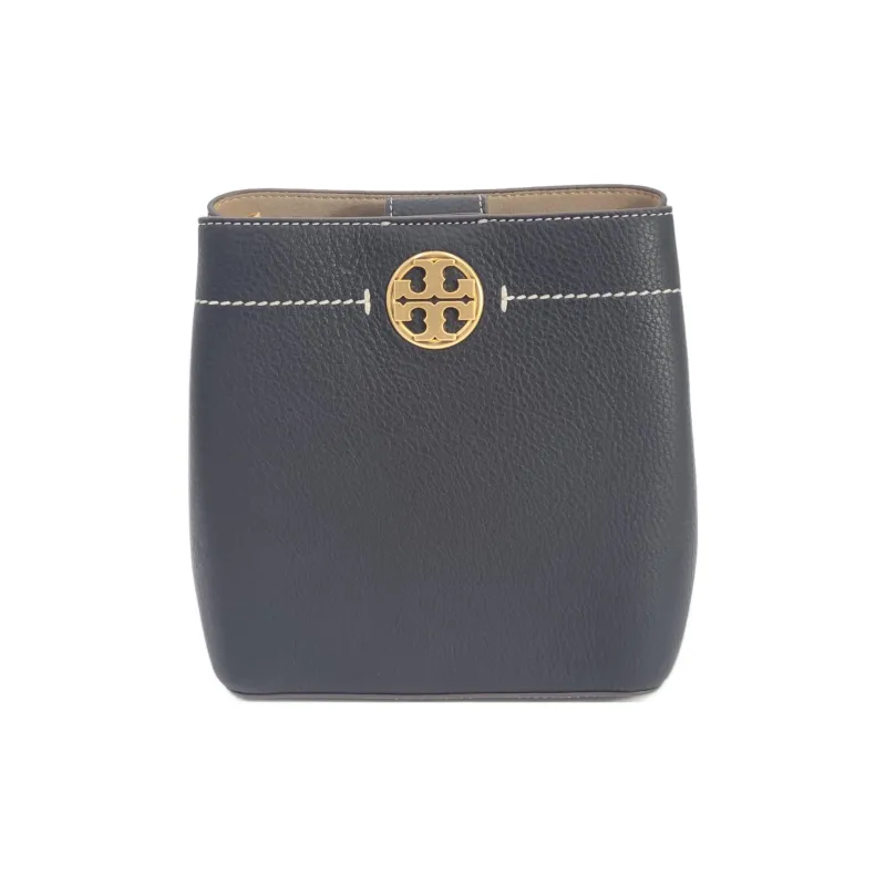 TORY BURCH Leather Shoulder Bag Crossbody Bag Women's Black & Brown-1