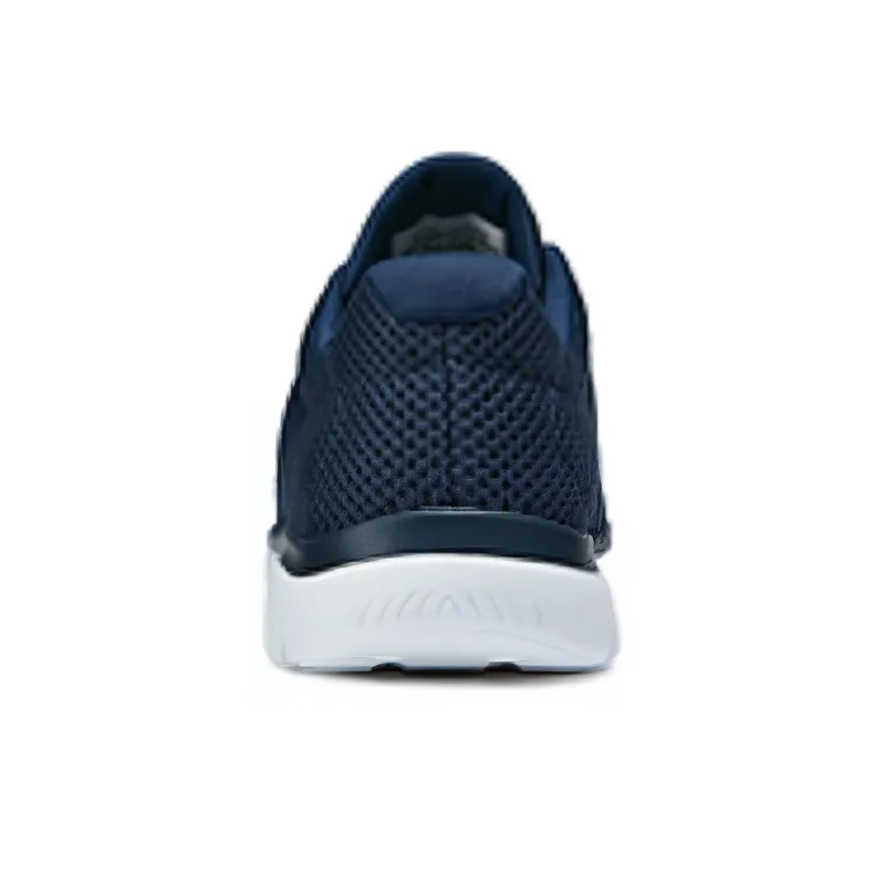 Skechers Cushioning Anti Slip And Wear Resistant Low Top Running Shoes Women's Blue-3