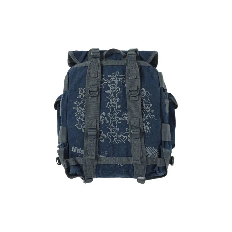 Thisisneverthat Cotton Backpack Men's Navy-2