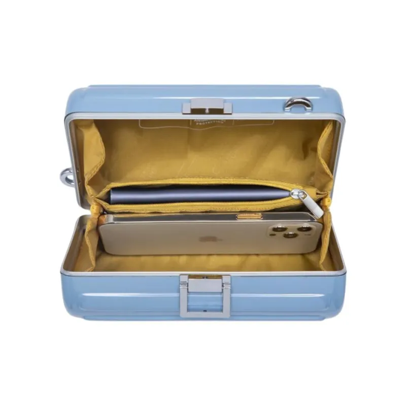AMERICAN TOURISTER Polycarbonate Shoulder Bag Mini Unisex Blue-3