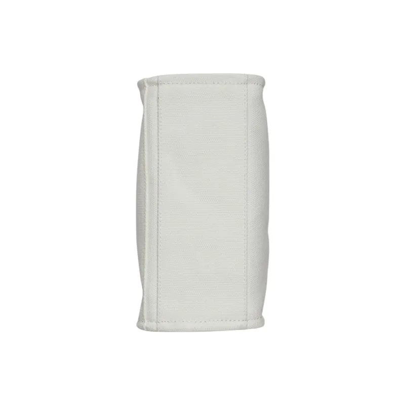 DKNY Cotton Shoulder Bag Crossbody Bag Handbag Small Size Women's White-3