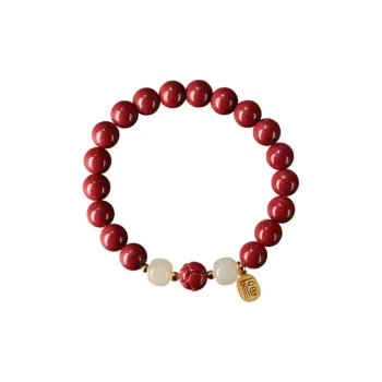 GOLDFISH ALLEY Reconstructed Cinnabar Bracelets Women's