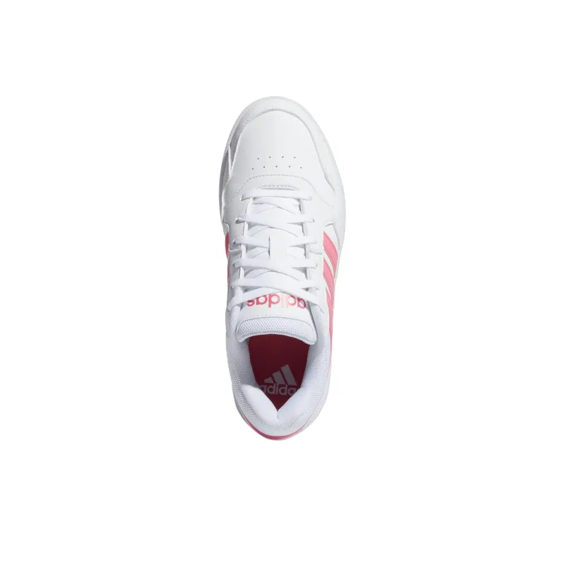 Adidas Hoops 3.0 Bold Cloud White Pink Fusion Women's-4