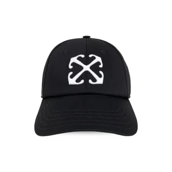 OFF WHITE Logo Embroidered Baseball Cap