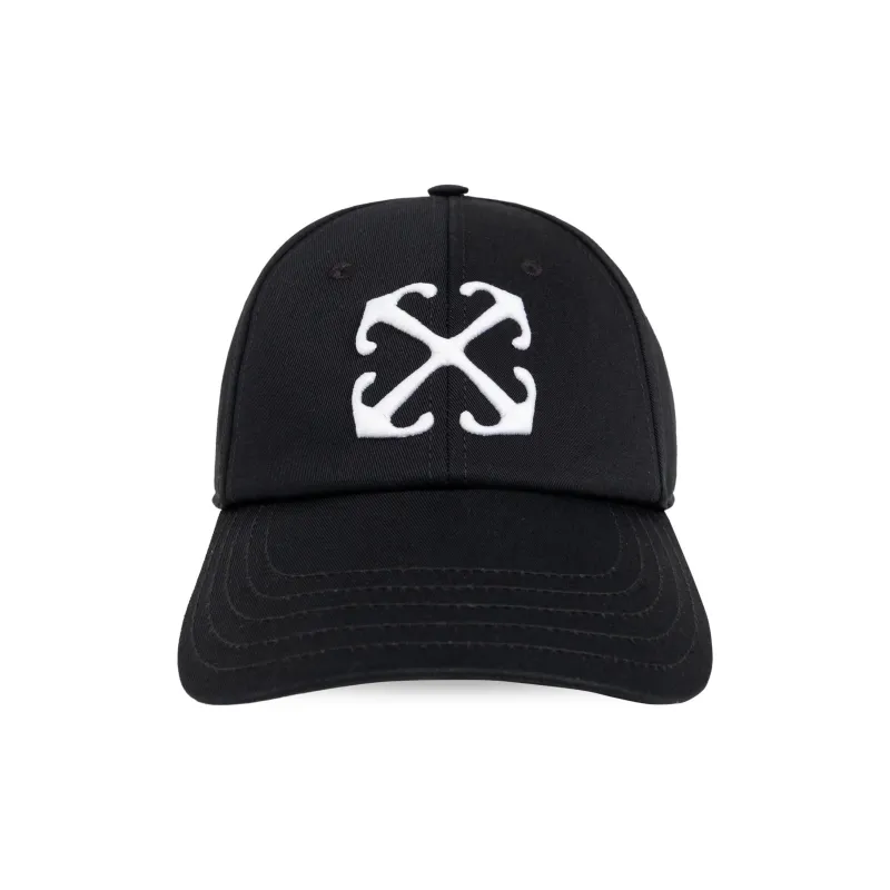 OFF WHITE Logo Embroidered Baseball Cap-0