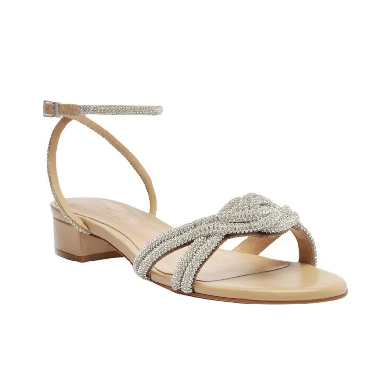 Schutz Jocelyn Strap Sandals Women's Beige-2