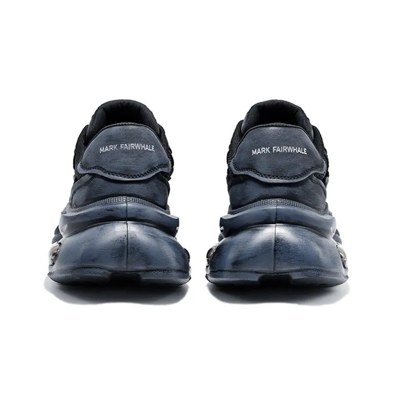 FAIRWHALE Wear resistant, Lightweight, Breathable, And Non slip. Low Top Chunky Sneakers Men's-4