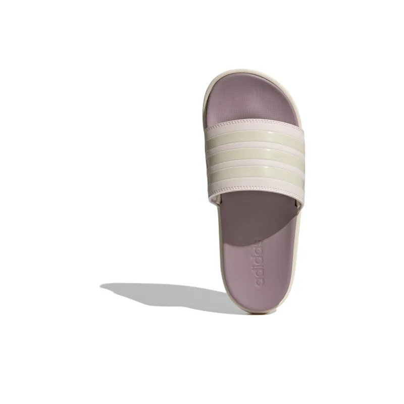 Adidas Adilette Platform Slides Putty Mauve Wonder White Preloved Fig Women's-4