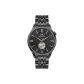 928 Black Case Black Dial Black Steel Band