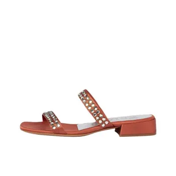 Pedro García Slide Slippers Women's Red Brown