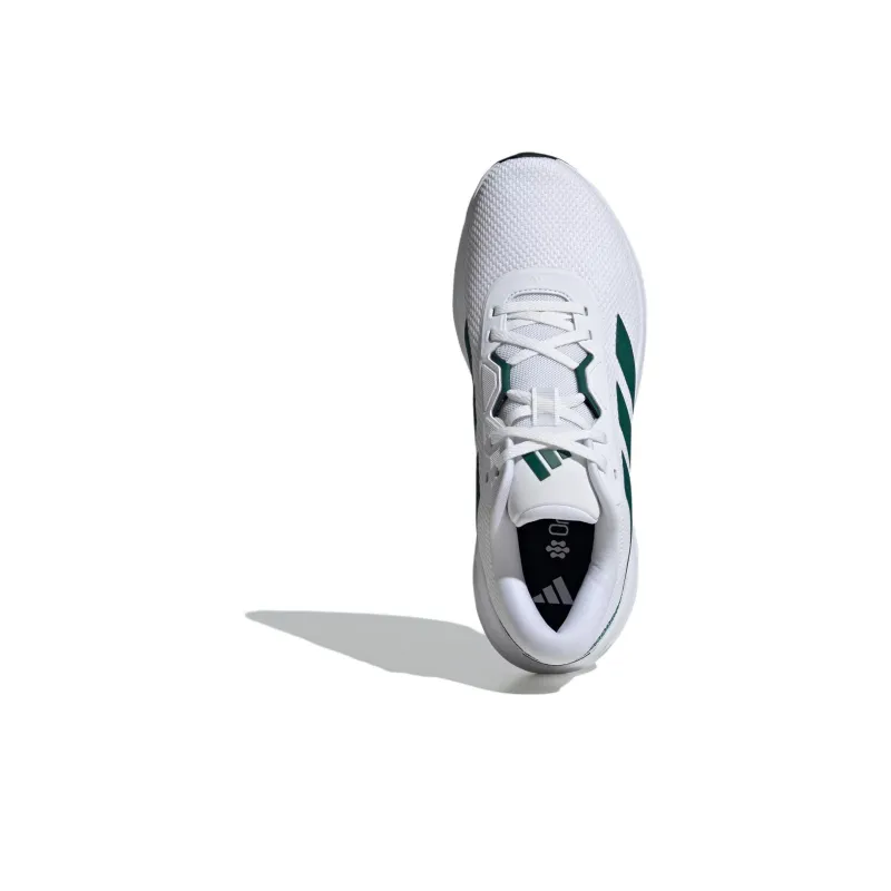 Adidas Galaxy 7 Anti Slip Wear Resistant Low Top Running Shoes Unisex White Green-4