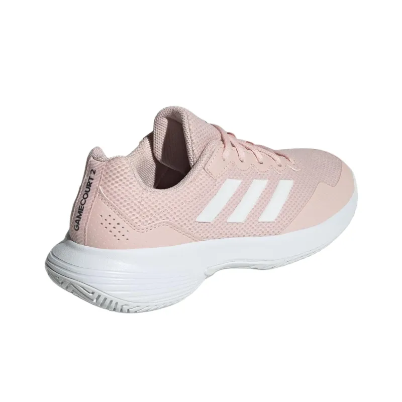 Adidas Gamecourt 2.0 Semi Flash Aqua Cloud White Cobalt Blue Women's-3